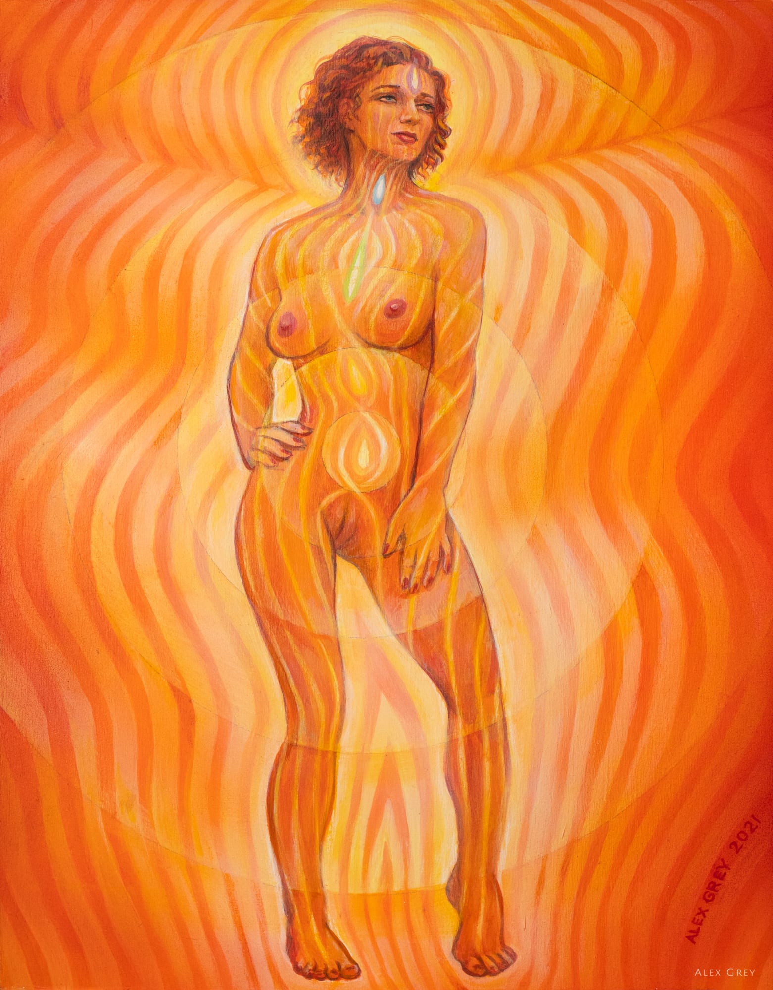 Human Energy Field by Alex Grey