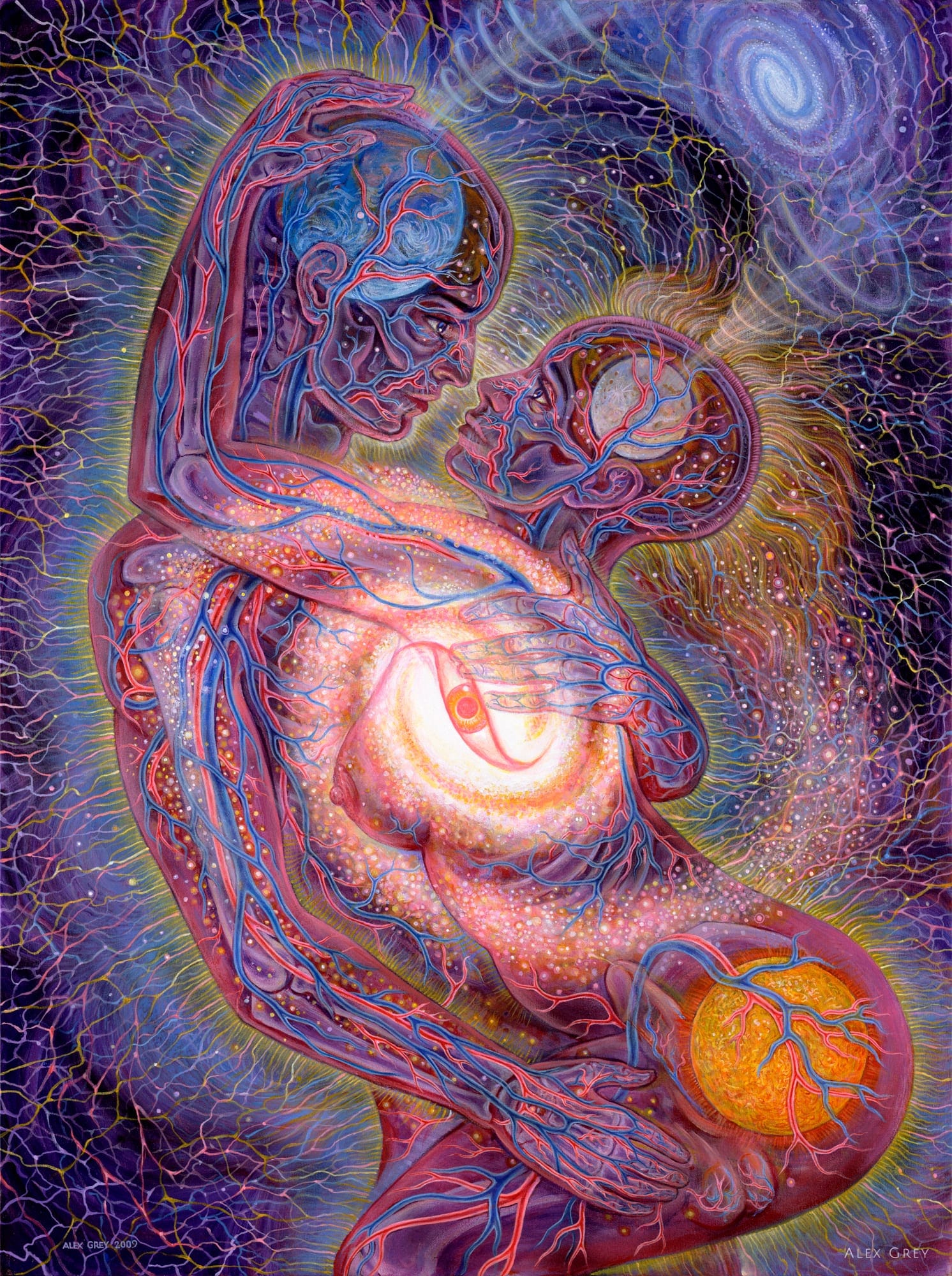 Love Is A Cosmic Force 2009 Alex Grey Watermarked 